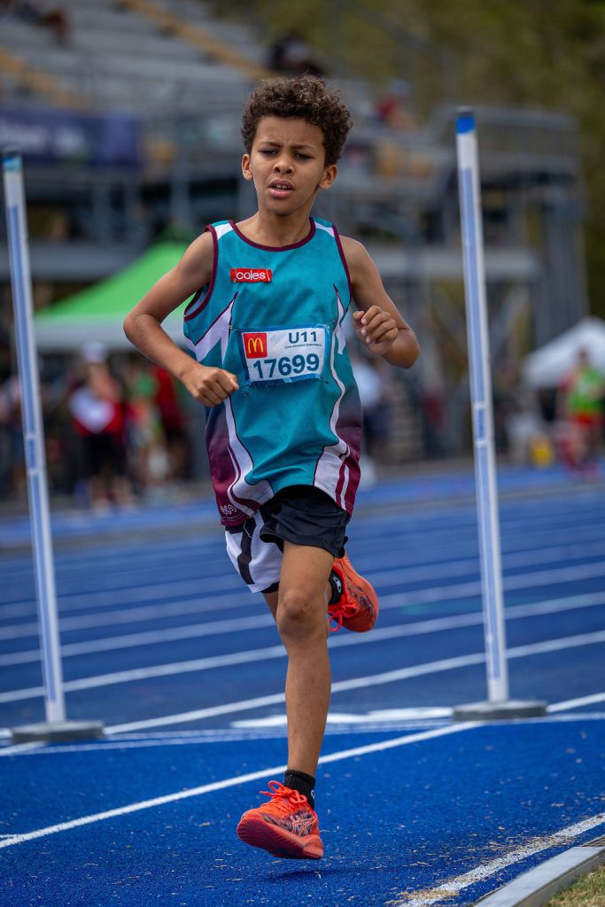 Being your best - middle distance running Boy